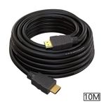 10 Metre Hdmi Kablo Görüntü Ses 4k Uhd 2k 1080p 3d Altın Uç Hdmı