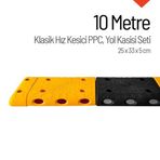 10 Metre Hız Kesici Set | Kapaklı Yol Kasisi Uygulaması