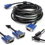 10 Metre Orjinal Vga Görüntü Kablosu Projeksiyon Ekran Monitör Lcd Tv - 10 Metre 15 Pin A04