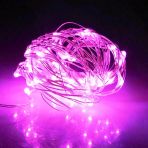10 Metre Pembe Pilli Led Işık Pembe Yılbaşı Ağacı Işığı Pink Christmas Tree Led Light Pembe Led Işık Vitrin