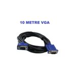 10 Metre Vga Kablo Görüntü Aktarım Kablosu Çift Filtreli Bakır