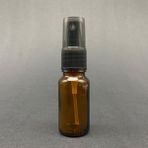 10 Ml Amber Cam Şişe Siyah Spreyli , 10Cc Kahverengi Spreyli Boş Şişe x 6 Adet