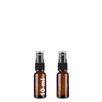 10 ml Kapaklı Siyah Sprey Amber 10 Cc Fısfıs Kolonya Dezenfektan Kahverengi Cam Şişe 2 Adet (Amber Şişe | Siyah Sprey, 10 ml)