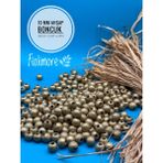 10 mm Ahşap Boncuk (50 gr 130 Adet)Geniş Delik Çapı 4 mm Makrome Çanta Bileklik Takı Renkli - Altın Sarı