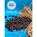 10 mm Ahşap Boncuk (50 gr 130 Adet)Geniş Delik Çapı 4 mm Makrome Çanta Bileklik Takı Renkli - Kahverengi