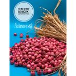 10 mm Ahşap Boncuk (50 gr 130 Adet)Geniş Delik Çapı 4 mm Makrome Çanta Bileklik Takı Renkli - Pembe