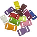 10 mm Plastik Bileklik Klipsi Karışık Renk 25 Adet