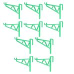 10 Paket Arıcılık Braket rafı Arıcılar Için, arı kovanları standı Plastik arı kovanı çerçeve Tutucu standı çerçeve Levrek arı ekipmanı arı kovanı Arıcılık Malzemeleri aracı (GREEN)