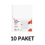 10 Paket Eco Şeffaf Poşet Dosya 100lü Diğer