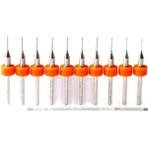 10 Parça 0.40 mm Matkap Ucu Karbür Delme Mikro - Altın