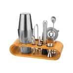 10 Parça Avantajlı Kokteyl Set Boston Shaker 750ml