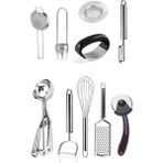 10 Parça Lüx Yemek Hazırlık Pratik Mutfak Çeyiz Seti