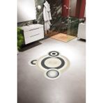 10 Post Online Banyo Paspası Klasik Modern Ekru Gri Beyaz Kaydırmaz Kesme Yıkanabilir Ince Halı - 120 x 180 cm