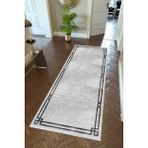 10 Post Online Kaymaz Kesme İnce Dijital Baskı Gri 80x150 cm Yolluk