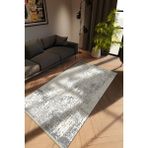 10 Post Online Modern Eskitme Gri Dijital Baskı Halı Kaydırmaz Ince Yıkanabilir - 200 x 225 cm - Renkli