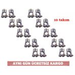 (10 Takim) Kursun Aku Kutup Basi Otomotiv-Marin
