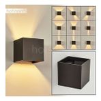 10 Watt Dekoratif Led Aplik, Ayarlanabilen Işık Açılı Aplik, Bahçe Armatürü, Villa, Bungalov Apliği