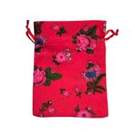10 x 13cm (10 Adet) Kese, Kuruyemiş, Çerez, Lokum, Çikolata, Kahve, Kına, Hediye, Altın, Sünnet, Nişan, Düğün Kesesi İpli Kırmızı