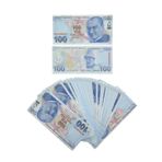 100 Adet 1 Deste Sahte Geşersiz 100 Tl Düğün Para Nişan Kına