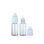 100 Adet - 15ml Şeffaf Plastik Likit Şişesi - Iğne Uclu Damlalıklı Pet Şişe, Beyaz Kapaklı