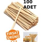 100 Adet Ahşap Karıştırıcı Tahta Çay Kahve Karıştırıcı Karıştırma Çubuğu Tahta Karıştırıcı Kullan At - HBCV00007Y7B38