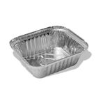 100 Adet Alüminyum Folyo Yemek Kabı 350-500GR Hacim Kap-Kase Yüksek Soğuk+Isıya Dayanan Fırına Uygun