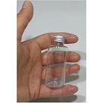 100 Adet Boş Silver Gümüş Renk Kapaklı Kolonya Şişesi Doldurulabilir Cep Plastik Parfüm Şişesi 50 Ml 8697431742506