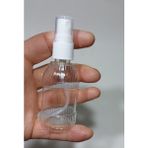 100 Adet Boş Şişe Spreyli Kolonya Şişesi Doldurulabilir Cep Plastik Parfüm Şişesi 50 ml