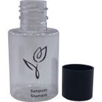 100 Adet Boş Şişe Standart Otel Tipi Şampuan Yazılı 30 ML Silindir Şişe Tek Kullanımlık Kullan At