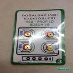 100 ADET Doğalgaz Enjektör Ocak Takımı (Bosch, Siemens, Profilo,