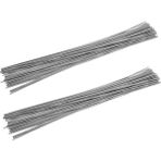 100 Adet Evrensel Kaynak Çubukları Bakır Alüminyum Demir Paslanmaz Çelik Fux Özlü Kaynak Teli Kaynak Teli Elektrot 33 cm x 1.6mm (Yurt Dışından) - Mekanik el aletleri - Gümüş
