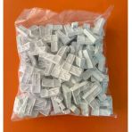 100 Adet Sineklik Köşe Takozu Pvc Pimapen Sineklik Profil Köşe Birleştirme Plastiği 17 Mm X 25 Mm