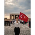 100 Adet Türk Bayrağı 50X75 cm Sopalı Pigment Raşel Kumaş - Resmi Bayram, Miting, Kutlama - --