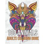 100 Animals - Adult Coloring Book