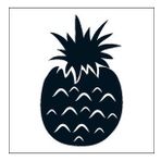 100 cm Ananas Folyo Sticker