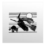 100 cm Cadı Folyo Sticker