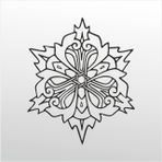 100 cm Çiçek Deseni Folyo Sticker