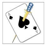 100 cm İskambil Kağıdı Folyo Sticker