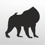 100 cm Orangutan Folyo Sticker