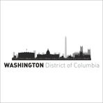100 cm Washington Colombia Folyo Sticker