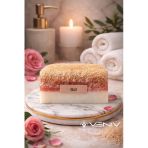 %100 Doğal Kabak Lifli Sabun - Gül & Keçi Sütü - 100 Gr