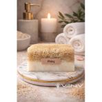 %100 Doğal Kabak Lifli Sabun - Pirinç & Keçi Sütü - 100 Gr