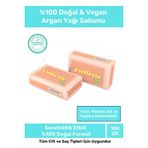 100 Doğal Organik Güzel Kokulu Antibakteriyel El Yüz Saç Orijinal Argan Yağı Sabunu
