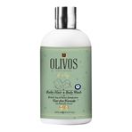 %100 Doğal Organik Zeytinyağlı Bebek Şampuanı, Saç ve Vücut için, Nemlendirici Etkili, 400 ml