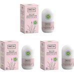 %100 Doğal Roll On Deodorant Hassas Ciltler İçin Ter Kokusu Önleyici Lekesiz 50 ml X 3 Adet