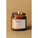 %100 Doğal Soya Mumu - Amber Kavanoz Kokusuz Aromaterapi Mum - 100 cc - Seçenek 1