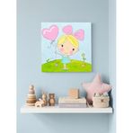 %100 El Yapımı Sevimli Akrilik Tablo - 20x20 cm Bebek Odası Dekoru