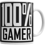 100% Gamer Oyun Atari Game Over Porselen Kupa Bardak, Eğlence Dolu Tasarım - Seçenek 1