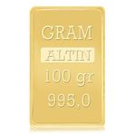 100 gr 24 Ayar Gram Külçe Altın