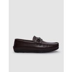 %100 Hakiki Deri Kahverengi Tokalı Erkek Loafer